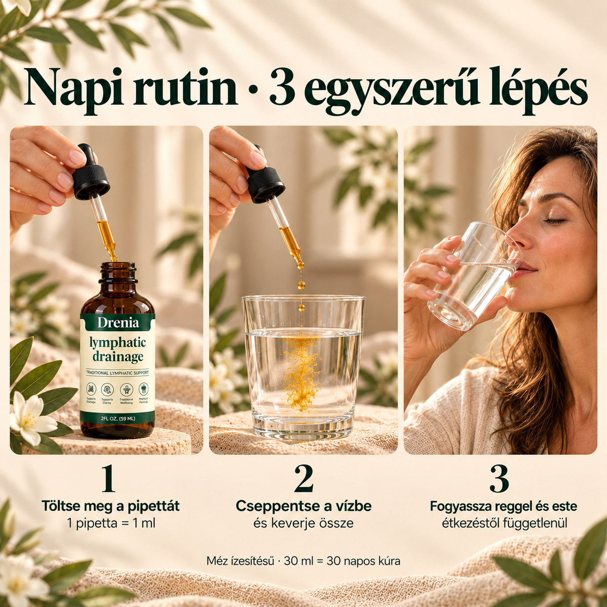 Drenia® nyirokmasszázs cseppek
